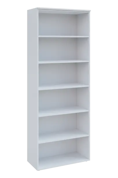 N 6 - 8N vysoká skříň, nika, 2150x800x400, bílá